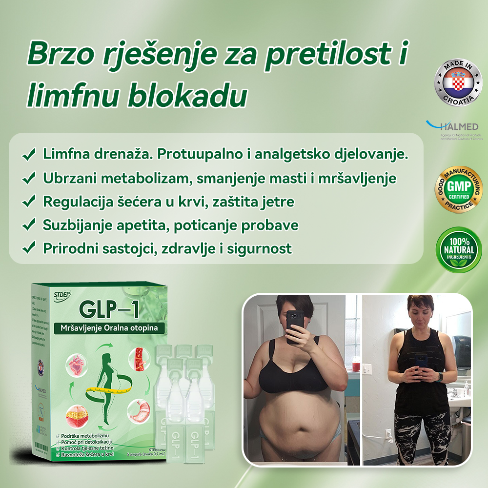 ✅ Preporučuje više od 100 000 ljudi | službena trgovina | 𝐒𝐓𝐃𝐄𝐈® 👨👧👧👨👧👧 𝐆𝐋𝐏-𝟏 𝐌𝐫š𝐚𝐯𝐥𝐣𝐞𝐧𝐣𝐞 𝐎𝐫𝐚𝐥𝐧𝐚 𝐨𝐭𝐨𝐩𝐢𝐧𝐚 - Pretilost, kardiovaskularne bolesti, dijabetes, apneja u snu, problemi sa zglobovima i još mnogo toga